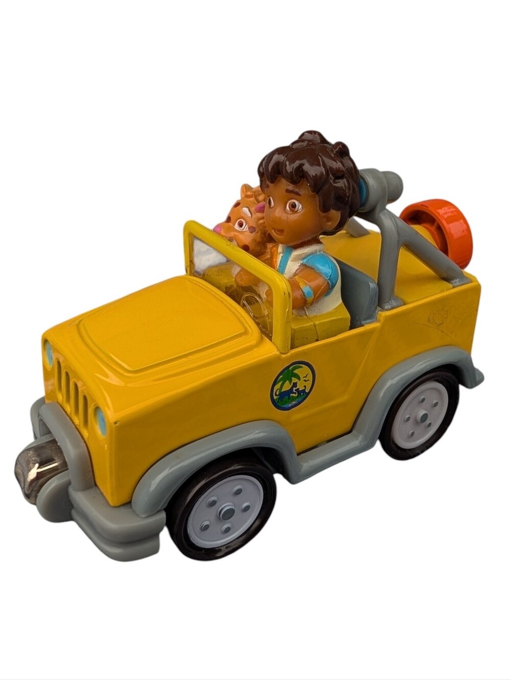 Go Diego Go Take Along Die-Cast Rescue Truck Diego & Baby Jaguar 2007 Viacom